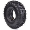 4.10-4 410-4 4.10/3.50-4 Inner Tube + Tire for Garden Rototiller Snow Blower Mowers Hand Truck Welbarrow Go Cart Kid. 
