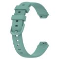 For Fitbit Inspire3 Solid Color Silicone Watch Band, Size:S Size. 