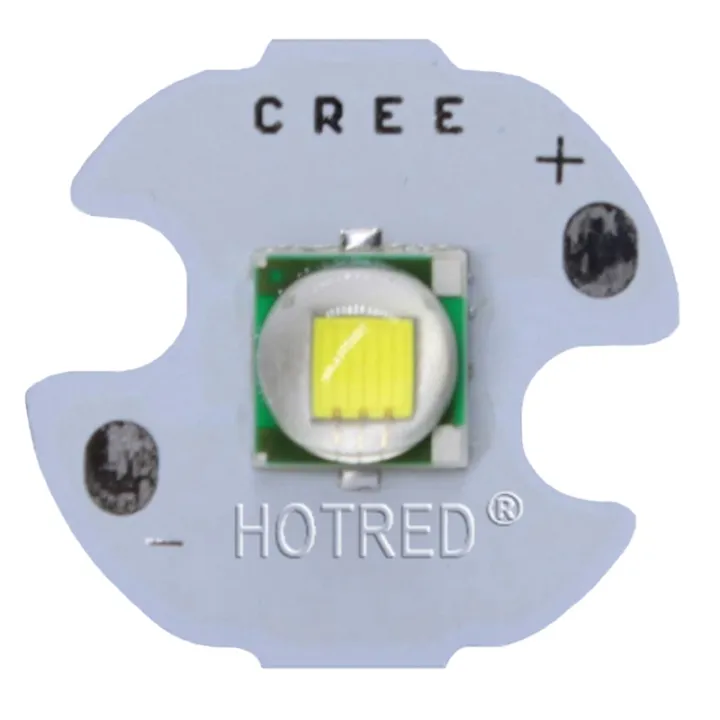 1PCS CREE XML XM-L T6 LED U2 10W Cold White Warm White High Power LED Emitter Diode with PCB for Torch