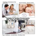 Baby White Noise Machine USB Rechargeable Timed Shutdown Sound Machine Sleep Soother Relaxation Baby Sleeping Monitor Easy to Use. 