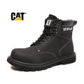 【BestGO】Caterpillar Men Steel Toe Plain Soft-Toe Work Shoes Couple Cowhide Classic Martin Boots for Men Women Size 35-46. 