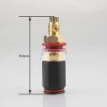 Audiocrast ST650 Gold Plated Banana Plug Terminal Binding for Speaker Amplifier High Quality Red and Black. 