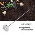 【WEJA】Garden Compost Temperature Monitor Probe Stainless Steel Soil Thermometer. 