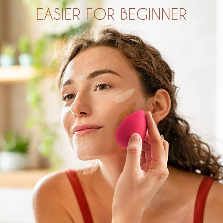 Blender%20Beauty%20Makeup%20Sponge%20By%20Majestique%20,%20Foundation%20Blending%20Face%20Beauty%20Sponge,%20Flawless%20for%20Liquid,%20Cream,%20and%20Powder,%20Multi-colored%20Makeup%20Sponges%20-%20Image%202