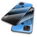 Vantime for OPPO A15 / A15S Case Gradient Phone Back Hard Glass Cover. 