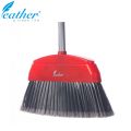 INDOOR BROOM MONARA WITH 120CM PLASTIC COATED METAL HANDLE - FEATHER BRAND. 