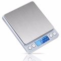 I-2000 Superior Mini Digital Scale LCD Display two plate counting function digital scale superior mini digital platform scale Best for Kitchen, Food and Jewelry Shops. 