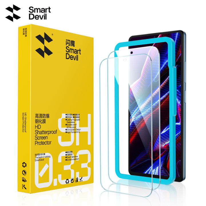 SmartDevil 2PCS HD Screen Protector for Xiaomi 14 13T Redmi Note 13 Pro Tempered Glass for Redmi Note 13 K60 Ultra Front Film