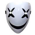 【hot】 Leech Mask Smiling Expression Scaring Full Face Mask Black Evil Cos Anime Male Adult Party Props Halloween Ghost Face Joker Mask. 