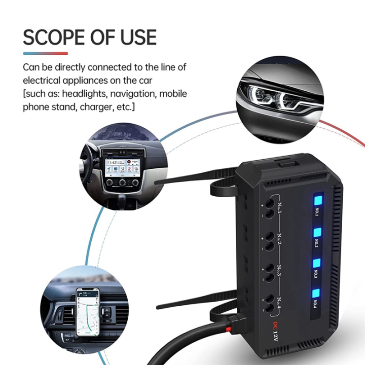 Car%20Motorcycle%20Battery%20Protection%20Fuse%20Box%2020A%20Output%20Has%20Insulation,%20Heat%20Resistance%20-%20Image%203