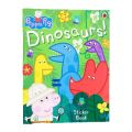 Picture Book Peppa Pig Dinosaurs Sticker Book Children's. 