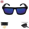 Spy+ New Design Mirrored Foldable UV400 Poly-carbonate Sunglasses. 