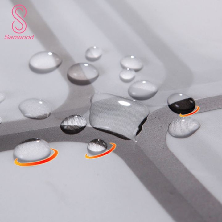 Waterproof%20Shower%20Curtain%20PEVA%20Fabric%20Bathroom%20Home%20Hotel%20Bath%20Drape%20With%20Hooks%20-%20Image%209