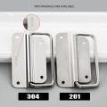 【ALLGOOD】1xGendings Cabinet Flight Case Solid Furniture Hardware Folding Handle For Tool Box Stainless Steel Drawer Wardrobe Easy Install. 
