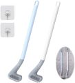 Golf Toilet Brush, Long-Handled Toilet Brush, New Type of Brush Head, Golf Brush Head Toilet Brush No Dead Corners Household Brush Wall-Mounted Light Luxury Silicone Toilet Brush. 