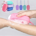 Silicone Bath Body Brush for Women Men Kids Baby, Super Soft Massage Exfoliating Bath Brush Scrubber for Deep Cleaning. 