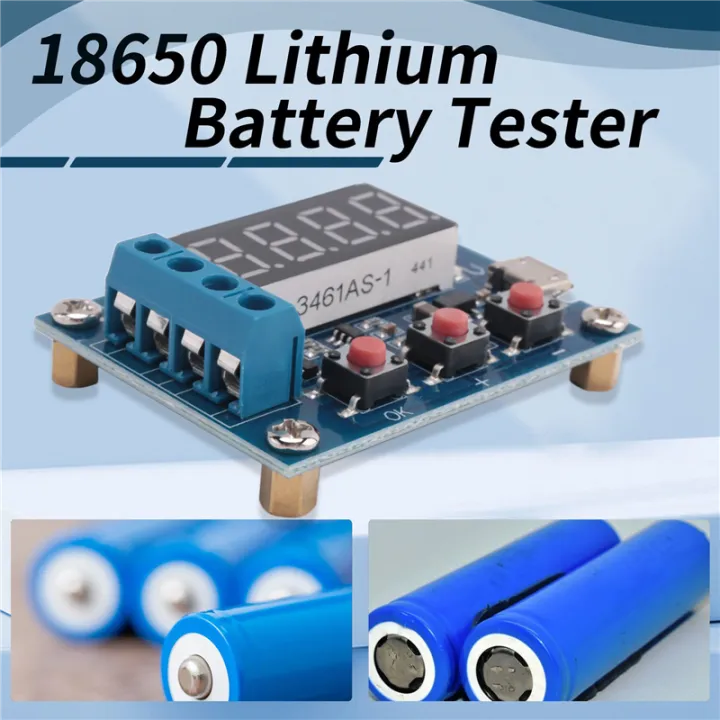 2X ZB2L3 18650 Battery Tester External Load Discharge Type 1.2-12V ...