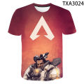 Apex Legends T Shirt Men Women Children Summer Streetwear Cool Game 3D Printed T-shirt Short Sleeve Boy Girl Kids Tops Tees. 