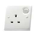 Kevilton/Orange 13a Socket Extra Safe White Color. 