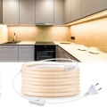 Indoor Outdoor LED Cabinet Light COB Strip Kitchen Shelf Pantry Showcase Bedroom Closet Backlight Lamp 110V 220V LED Lamp IP65. 
