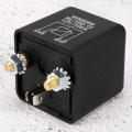 2 Pcs 12V 100Amp 4-Pin Heavy Duty ON/OFF Switch Split Charge Relay for Auto Boat Van Black Spare Parts. 