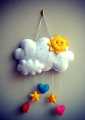 Baby room decorations wall hanging items good quality hand crafted decos. 