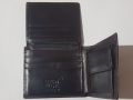Mont Blanc Leather Men Wallet. 