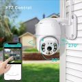 5MP HD PTZ IP Camera Wi-Fi Outdoor 1080P Wifi Security CCTV Camera AI Tracking Audio 4X Digital Zoom with Full HD. 