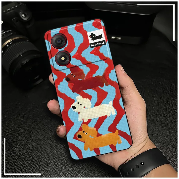 Phone%20Pouch%20Protective%20Phone%20Case%20For%20ZTE%20Blade%20A34%20Soft%20case%20Full%20wrap%20Durable%20TPU%20Graffiti%20Anti-dust%20Silicone%20Cute%20-%20Image%204