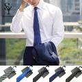Sunnyheart Necktie Solid Color Wedding Groom Business Tie. 