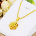 Gold Color Pendant Bird's Nest Lucky Clover Flower Heart Dangle For Women Charms Jewelry Necklace Accessories Wedding Party Gift Jessica. 