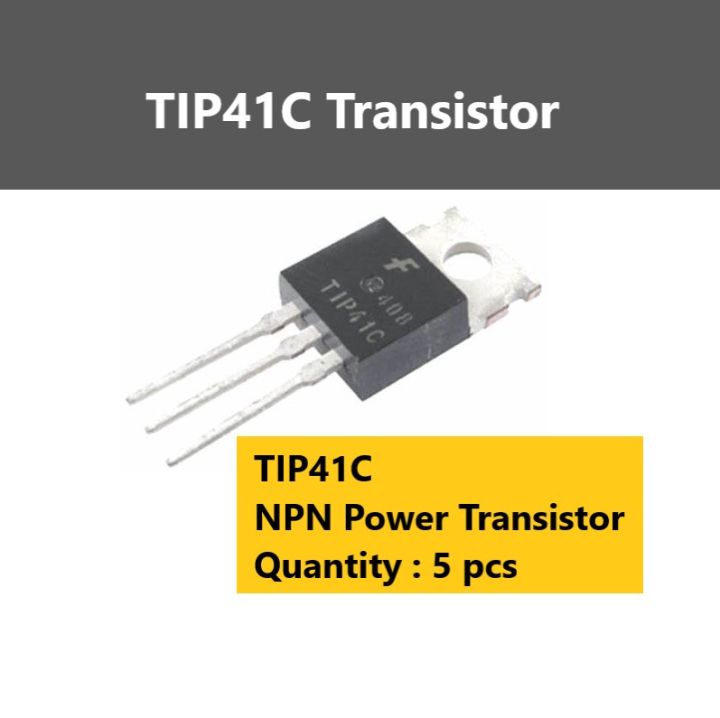 5 pcs of TIP41C NPN Power Transistor | Daraz.lk