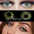 【HOT】 EYESHARE 2Pcs Color Contact Lenses For Eyes Aurora Brown Green Colored Lense Yearly Beauty Makeup Cosmetic Grayeyes Contact Lens. 
