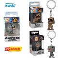 funko pop keychain FUNKO POP Keychain Toy Jurassic World T.REX VELOCIRAPTOR BLUE Vinyl Figure Pocket Pop Keychain Collection Gifts Toys PendantsBalloons. 
