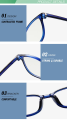 Computer glasses Classic Retro Anti Blue Light Blocking Eye Glasses Unisex Optical Eyeglasses Computer Glass Optical Frame. 