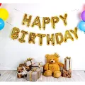 HAPPY BIRTHDAY letters foil BALLOONS. 