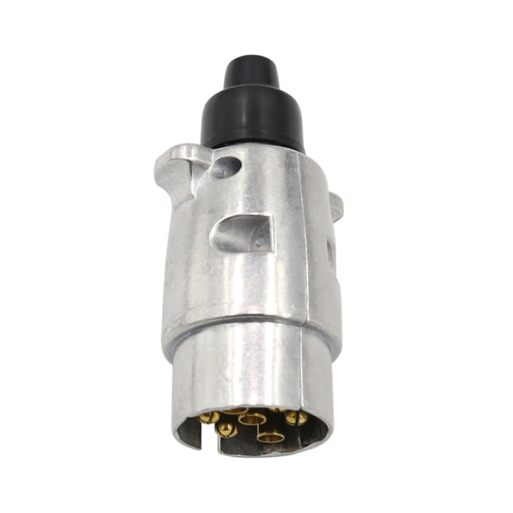 1PC%20Car%20Van%20Caravan%20Towing%20Connectors%20Adapter%2012V%207%20Pole%20Metal%20Trailer%20Plug%20Towbar%20Towing%20Lights%20Socket%20Aluminum%20Alloy%20Plug%20HENGLI%20-%20Image%203