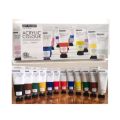 Acrylic Colours Paint Sets 12 x 22 ml Acrylic Paint Shades - Artist Paint. 