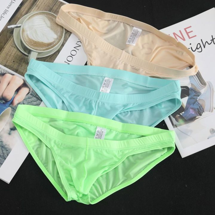 New%20Men's%20Ultra-Thin%20Ice%20Silk%20Briefs%20Underwear%20Youth%20Lightweight%20Low%20Waist%20High%20Elastic%20Super%20Elastic%20Thin%20Cold%20-%20Image%208