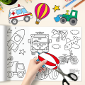 Traffic Themed Roll Coloring Pages - Fun and Engaging Vehicle Outline Coloring Sheets for Kids, Ideal for Creative. 