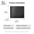 LouisWill Wallet Men's Foldable Wallet Super Soft PU Wallet Paragraphs Short Wallet Large Capacity Wallet Fashion Business Men's Wallet Coin Purse Wallet Multi-Card Position Wallets ID Credit Cards Holders. 