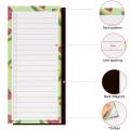 Fridge Magnetic fridge memo pad Practical Korean Magnetic Sticky planner  pad 50 sheets Candy office school for Home organization Office supplies School stationery Daily reminders Gift for students. 
