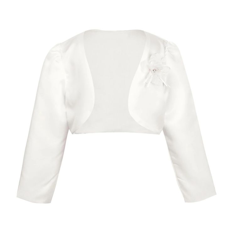 Kids%20Girls%20Satin%20Bolero%20Jackets%20Rhinestone%20Flower%20Elegant%20Cardigan%20Long%20Sleeve%20Open%20Front%20Shrug%20Cape%20Wedding%20Party%20Dress%20Outwear%20-%20Image%206