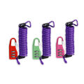 Motorcycle Helmet Lock Steel Cable Luggage Lock Bicycle Lock Mini Password Lock. 