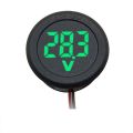 DC5-100V Digital Voltmeter LED Digital Display Circular Voltmeter Car Voltage Current Meter Volt Detector Tester Monitor Panel. 