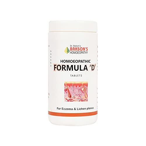Dr. Bakshi's BAKSON'S HOMOEOPATHY Homoeopathic Formula 'D' Tablets-200 Tabs(FROM INDIA) NUSS