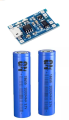 18650 lithium battery 3.7v 2000mah charging controller board. 