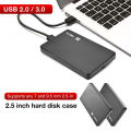 New USB 3.0/2.0 5Gbps 2.5inch Hdd Case SATA External Closure HDD Hard Disk Case Box for PC External Hard Drive Case. 