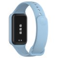 (COD Avail)For Xiaomi Mi Band 8 Active Solid Color Integrated Silicone Watch Band. 