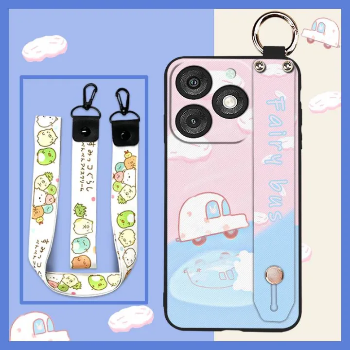 Anti-dust%20Cartoon%20Phone%20Case%20For%20Itel%20A50/A667L%20Durable%20Shockproof%20Silicone%20Back%20Cover%20Wrist%20Strap%20Cute%20Fashion%20Design%20-%20Image%204
